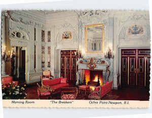 Postcard Morning Room, The Breakers, Ochre Point, Newport, Rhode Island