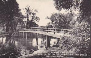 Massachusetts Concord Old North Bridge Over The Concord River At The Battle G...