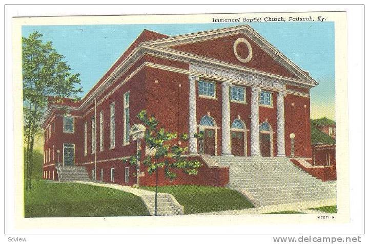 Immanuel Baptist Church, Paducah, Kentucky, 1930-1940s