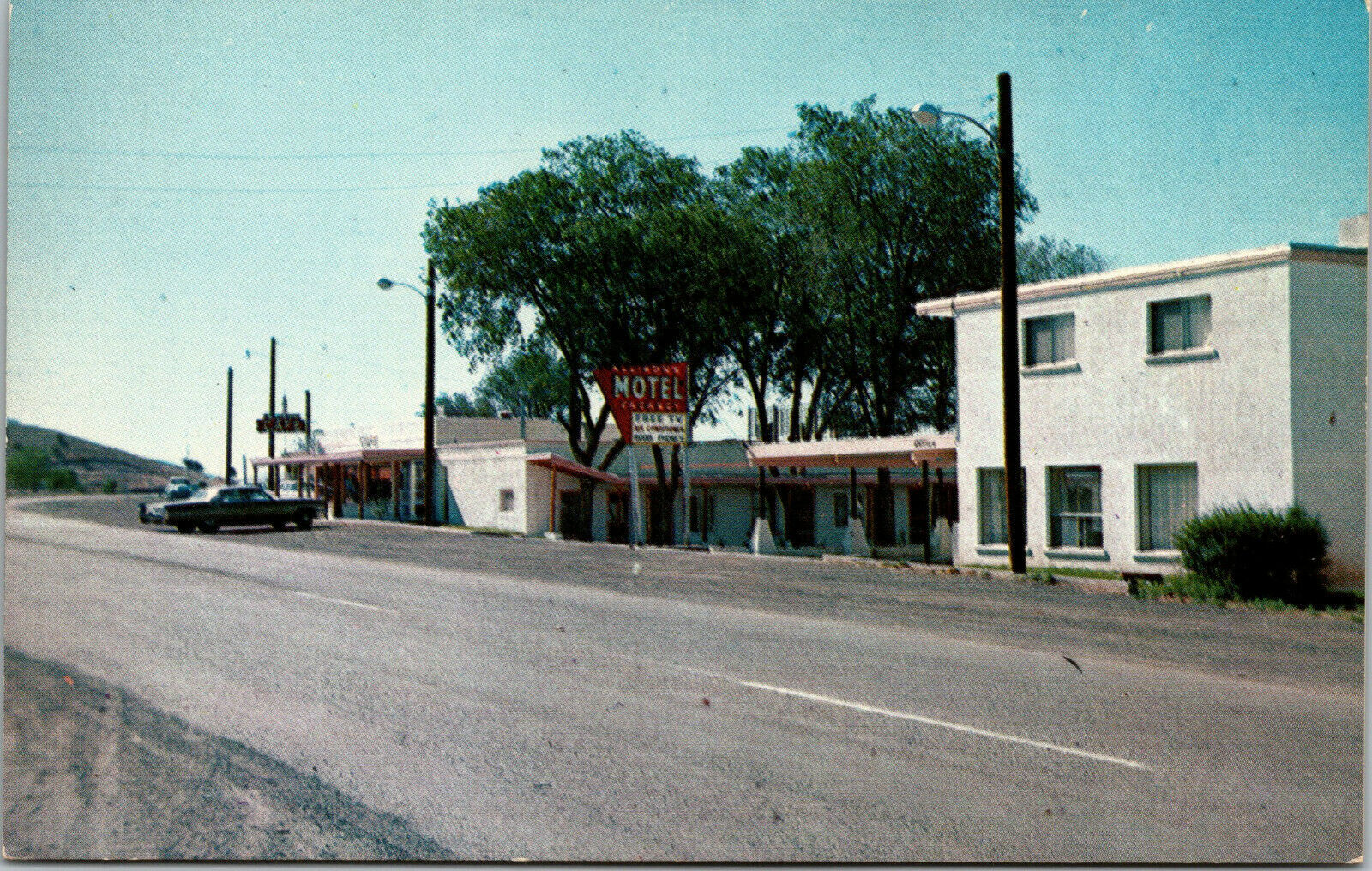 Vtg 1960's Allison Hotel US Highway 60 Roadside Quemado New Mexico NM