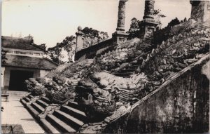 Vietnam Tombeau De Khai Dinh Mausoleum of Emperor Khai Dinh Hué RPPC C109