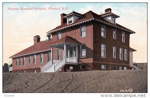 Payzant Memorial Hospital , WINDSOR , Nova Scotia , Canada , 00-10s