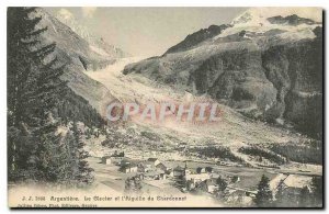 Old Postcard Argentiere Glacier and the Aiguille du Chardonnet