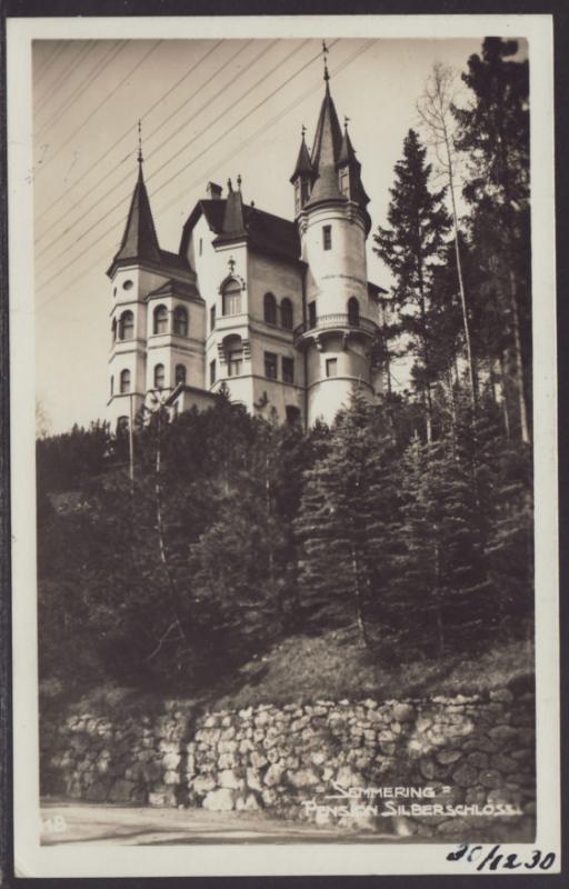 Semmering,Pension Silberschloss,Austria Postcard