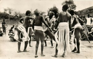 PC CPA IVORY COAST, DANSES PRÉS DE BOBO DIOULASSO, Vintage Postcard (b21097)