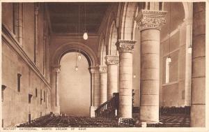 uk2819 belfast cathedral north arcade of nave Northern Ireland real photo  uk