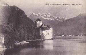 Switzerland Chateau de Chillon et Dents du Midi