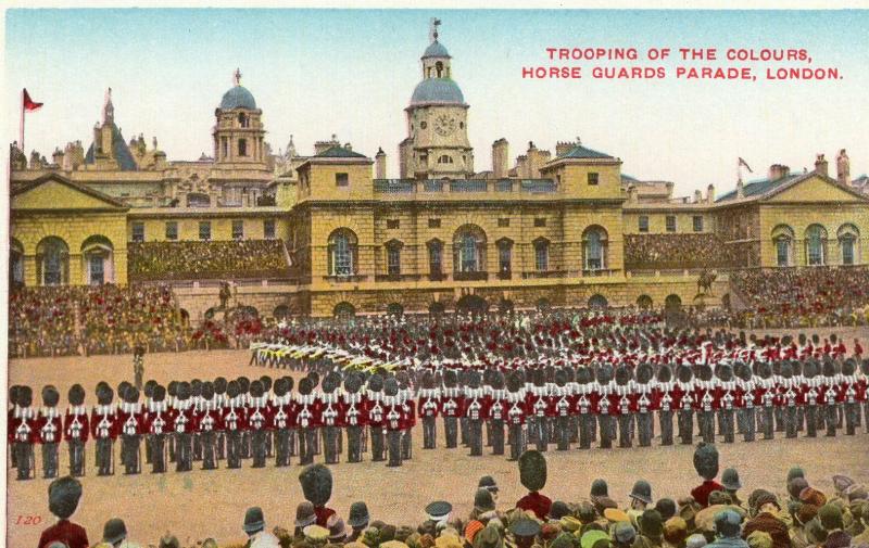 UK Trooping of the Colours horse guards parade London 01.54