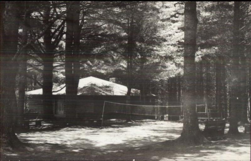 South Chatham NH Chatham Pines Volleyball Net Real Photo Postcard