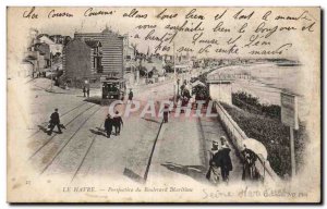 Le Havre - Prospect Boulevard Maritime - Old Postcard