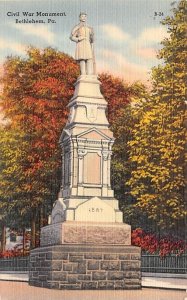 Civil War monument Bethlehem, Pennsylvania, USA Civil War Unused 