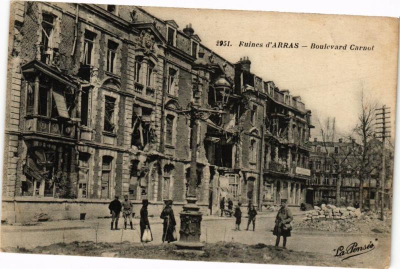 CPA Ruines d'ARRAS - Boulevard carnot (196797)