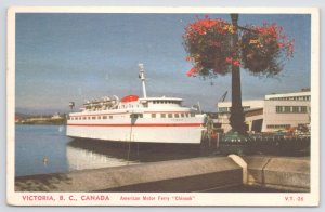Transportation~American Motor Ferry~Chinook~Victoria B.C. Canada~PM 1952~Vintage