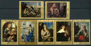 507298 USSR 1971 year Foreign painting of Soviet museums set