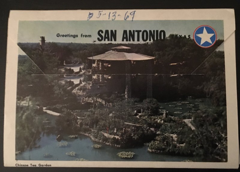 San Antonio Fold Out Postcard