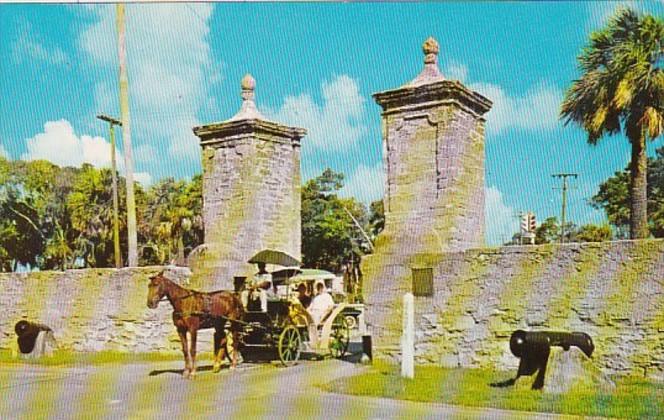 Florida St Augustine City Gates