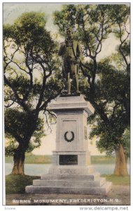 FREDERICTON, New Brunswick, Canada, 1900-1910's; Burns' Monument