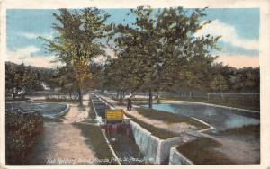 St Paul Minnesota~Indian Mounds Park Fish Hatchery~Men Beside Lakes~1920 Pc