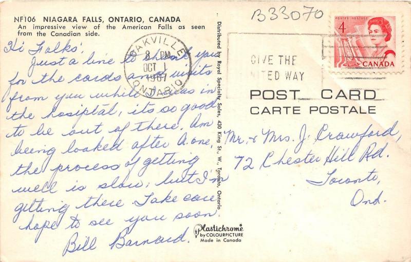 B33070 Niagara Falls Ontario   canada