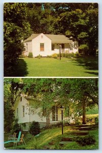 c1970 South Sterling Pennsylvania PA Postcard Cottages Spruce Spring Run Posted