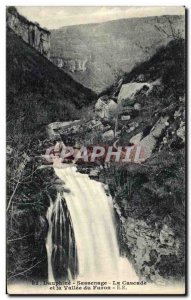 Old Postcard Dauphine Sassenage the Cascade and the Valley of the Furon