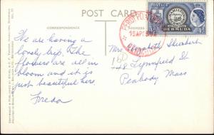 Ethel Tucker #57 Hamilton Bermuda Springtime c1950s Postcard - Used 