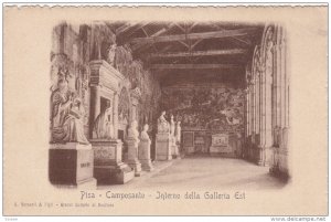 PISA, Camposanto, Interno della Galleria Est, Toscana, Italy, 00-10s