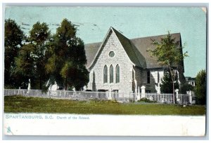 Spartanburg South Carolina SC Postcard Church Of The Advent Tuck 1908 Antique