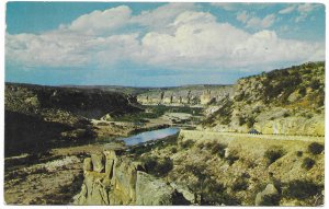 US Pecos River Canyon, Texas. mailed - dated 1958