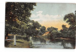 Muncie Indiana IN Postcard 1907-1915 White River West Side Park