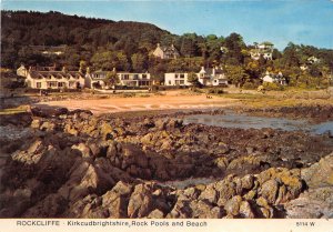 uk47282 rockcliffe Kirkcudbrightshire rock pools and beach scotland uk