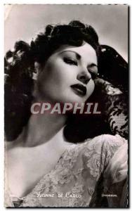 Postcard Modern Cinema Actor Yvonne de Carlo