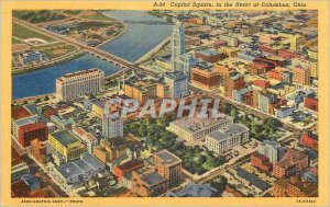Ohio Postcard Old Capital Square in the Heart of Columbus
