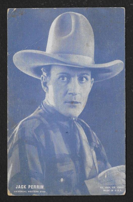 ARCADE CARD Cowboy Entertainer Jack Perrin