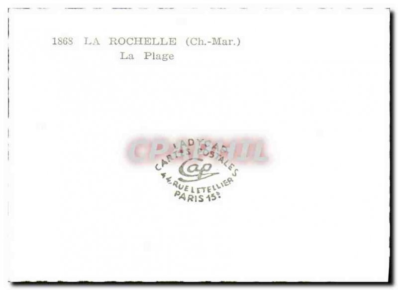 Modern Postcard La Rochelle Ch March range