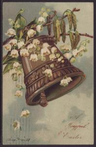 A Joyful Easter,Bell,Flowers