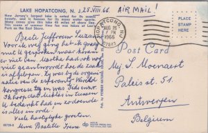 Lake Hopatcong New Jersey Vintage Postcard C214