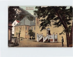 Postcard New Bathing House Bad Birtrich Germany