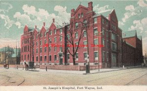 IN, Fort Wayne, Indiana, Saint Joseph's Hospital, Exterior View