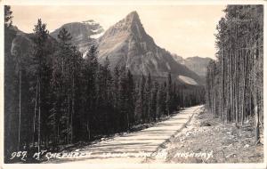 BR103108 mt chephren louise jasper highway canada real photo