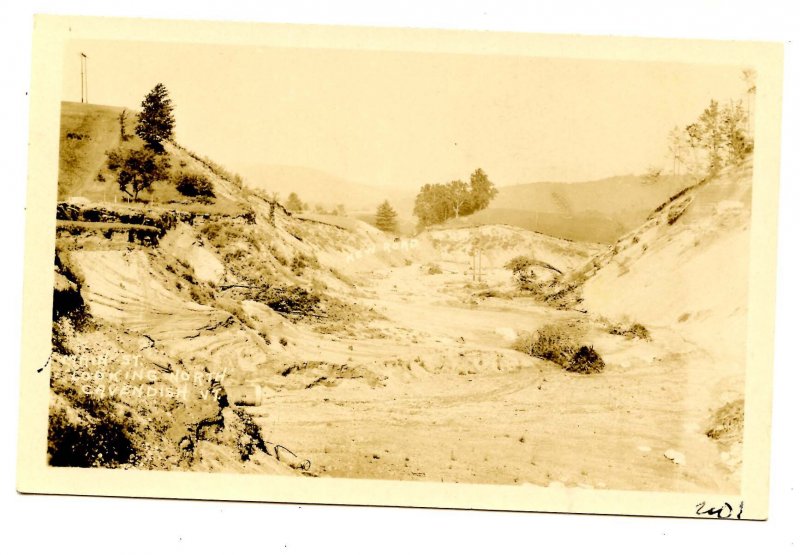 VT - Cavendish. Flood Damage, Nov. 3, 1927. Main St. looking North   *RPPC