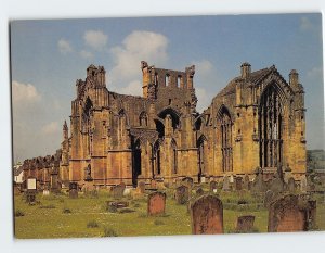 Postcard Melrose Abbey, Melrose, Scotland