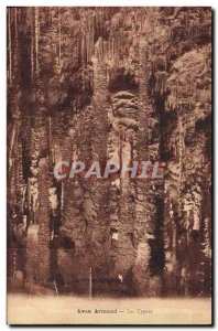 Postcard Old Caves Aven Armand Les Cypres