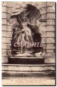 Toulouse - Fountain Botanical Garden - Old Postcard