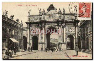 Nancy Old Postcard Arc de Triomphe