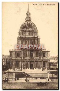 Old Postcard Paris Invalides