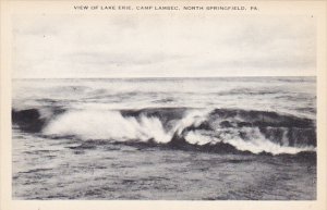 View Of Lake Erie Camp Lambec North Springfield Pennsylvania Artvue