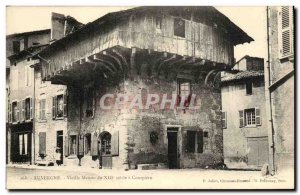 Old Postcard Auvergne Old House is the 13th Courpiere