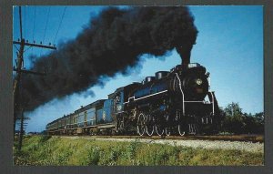 PICTURE POST CARD OF 1920 STEAM LOCOMOTIVE 4-6-2 FOR CANADIAN NAT RR, MINT