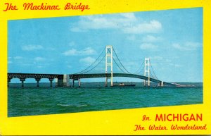 Michigan Straits Of Mackinac The Mackinac Bridge